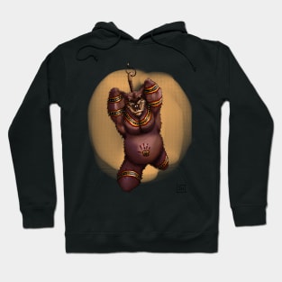 Combat Wombat - Cute Australian Animal Art Hoodie